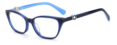 Premium Women Kate Spade Model Eyeglasses: Emmalee - Blue- SpecSMART Eye Clinic (Diagonal View)